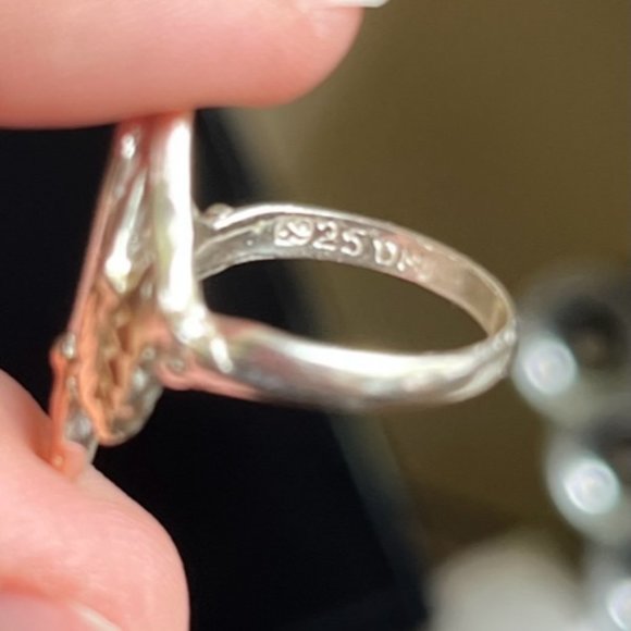 Sterling Silver Flower Ring - Picture 2 of 3